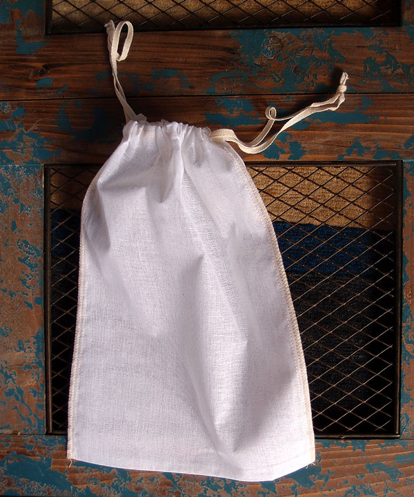 Cheesecloth Bags with Ivory Edge (12 pack) - 10" x 12"