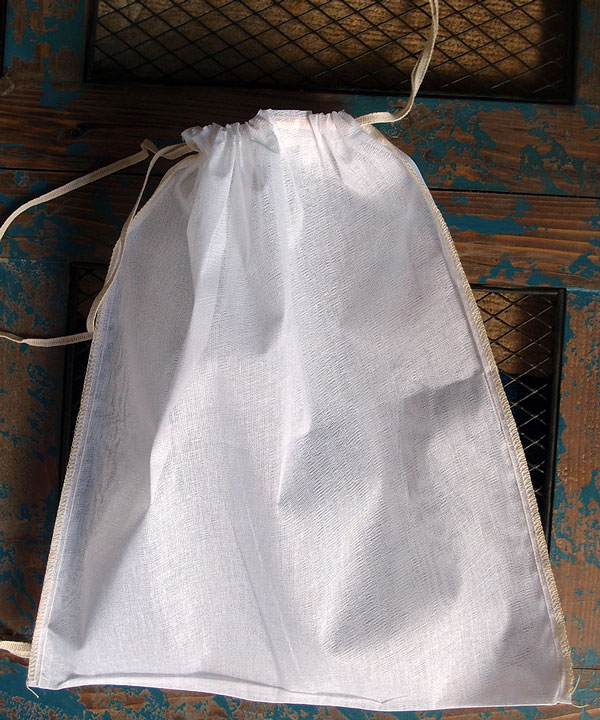 Cheesecloth Bags with Ivory Edge (12 pack) - 12" x 14"