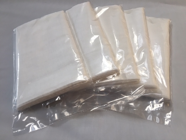 Grade 90 Cheesecloth White 1 Square Yard - Bagged